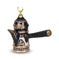 Morya Gül Çiçek Mırra 300 ml Bakır Cezve