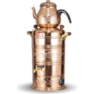 Morya Termostatlı Elektrikli Bakır Semaver 7 lt