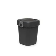 Motek 8 lt Comfort Dust Bin Siyah Çöp Kovası