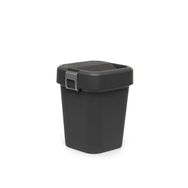Motek 8 lt Comfort Dust Bin Siyah Çöp Kovası