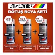 Motip Colors Motors Audi Kod: LX6T Kamuflaj Yeşil Sprey Rötuş Boya Seti