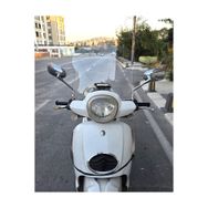 Motocam Aprilia Scarabeo 200 İe Siperlik 2008-2015 Model 35 cm Şeffaf Renkli 4 mm Ön Cam