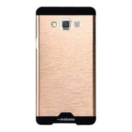 Motomo Samsung Galaxy A3 Metal Gold Arka Kapak