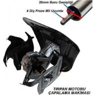 Motorlu Tırpan Çapa Aparatı 26 mm Kare Şaft