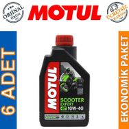 Motul 4T10W40 MA 1 lt 6'lı Scooter Expert Motorsiklet Motor Yağı