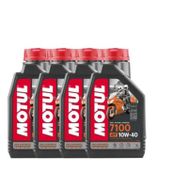 Motul 7100 10W40 4T 1 lt 4 Adet Motor Yağı