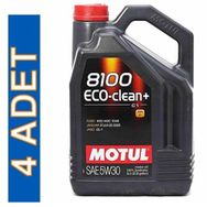Motul 8100 Eco-Clean 0W30 5 lt 4'lü Motor Yağı