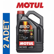 Motul 8100 X-Clean Efe 5W30 5 lt 2'li Motor Yağı