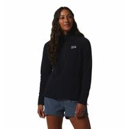 Mountain Hardwear Polartec Microfleece 1/4 Zip Kadın Polar Üst Siyah Sweatshirt