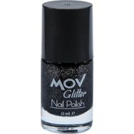 MOV Glitter No:03 siyah Oje