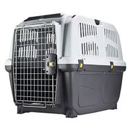 MPS 55x36x35 cm Gri Skudo-5 Iata Tekerleksiz Kedi ve Köpek Taşıma Kafesi