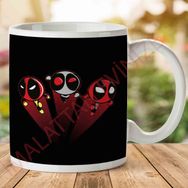 Mr Wilson Deadpool Different Costumes Powerpuff Girls Baskılı Kupa