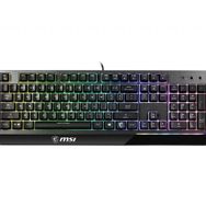 MSI GG VIGOR GK30 TR GAMING KEYBOARD MEKANIK HISLI 6 BOLGE RGB LED AYDINLATMA SIVI DOKULMESINE DAYANIKLI OYUNCU KLAVYESI
