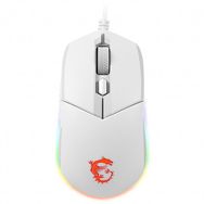 MSI GM11 Clutch White 5000DPI 6 Tuş RGB Optik Beyaz Kablolu Gaming Mouse