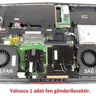 MSI GT72VR 6RD-092TR Sol Fan