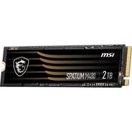 MSI M480 Spatium PCIe 4.0 NVMe M.2 2TB HS 2TB M.2 SSD 7.000MB Sn Okuma Hızı 6.800MB Sn Yazma Hızı SSD