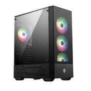 MSI Mag Forge 112R Temperli Camlı ARX Gaming Siyah Bilgisayar Kasası