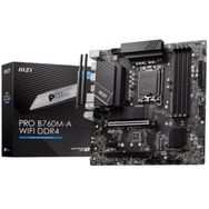 MSI Pro B760M-A Wifi 5333MHz OC DDR4 Soket 1700 M2 HDMI DP mATX Anakart