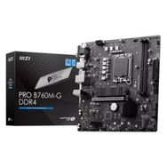 MSI Pro B760M-G D4 4800MHz OC DDR4 Soket 1700 M2 HDMI DP VGA mATX Anakart