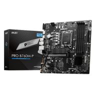 MSI Pro B760M-P 6800MHz (OC) DDR5 Soket 1700 M.2 DP HDMI mATX Anakart