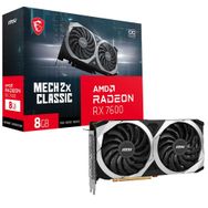 MSI Radeon RX 7600 Mech 2X Classic OC 8GB GDDR6 Ekran Kartı