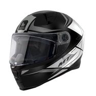 MT Revenge 2 Hatax B2 Gloss Full Face Siyah Motosiklet Kaskı