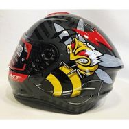MT Targo Bee B5 Full Face Kırmızı Motosiklet Kaskı