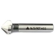 MTE 3 Ağızlı Silindirik Saplı 90° 12.4 mm Havşa Freze
