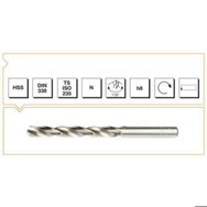 MTE B00007000120 Makina Takım 1.2 mm HSS DIN 338 Silindirik Saplı Taşlanmış Matkap Ucu