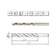 MTE B00007001350 Makina Takım 13.5 mm HSS DIN 338 Silindirik Saplı Taşlanmış Matkap Ucu