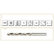 MTE B00007001370 Makina Takım 13.7 mm HSS DIN 338 Silindirik Saplı Taşlanmış Matkap Ucu