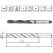 MTE B00007401600 Makina Takım 16 mm HSS DIN 345 Mors Konik Saplı Matkap Ucu