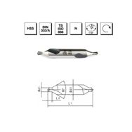 MTE B00010010400 Makina Takım 4 mm HSS DIN 333/A Punta Form A Matkap Ucu
