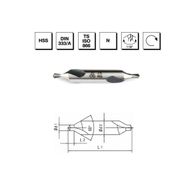 MTE B00010010500 Makina Takım 5 mm HSS DIN 333/A Punta Form A Matkap Ucu