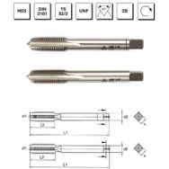 MTE B00102061111 7/16 inç HSS DIN 2181 USA İnce Vidalı UNF 2'li Takım Kılavuzu
