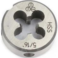MTE B00110040794 Makina Takım W5/16 inç HSS DIN EN 22 568 Whitworth Normal Vidalı Pafta Lokması