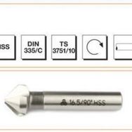 MTE HSS DIN 335/C 16.5 mm 90 Derece Havşa Freze