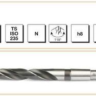 MTE HSS DIN 345 13,5 mm Mors Konik Saplı Matkap Ucu
