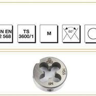 MTE HSS DIN EN 22 568 Metrik Normal Vidalı M 4x0,7 Pafta Lokması