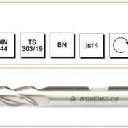 MTE HSSE DIN 844/BN 12 mm Kısa Parmak Freze