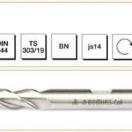 MTE HSSE DIN 844/BN 5 mm Kısa Parmak Freze