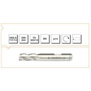 MTE HSSE DIN 844/BN 8 mm Kısa Parmak Freze