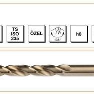 MTE Silindirik Saplı Krom Altın Seri 7.5 mm Matkap Ucu