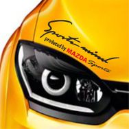 MTM Mazda Sports Mind Far Üstü Oto Sticker