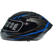 MTS 801 Lead Mavi Güneş Gözlüklü Kask