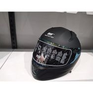 MTS 801 Mat Siyah Güneş Gözlüklü Kask
