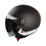 MTS Pro Helmelts FX-101 Açık Siyah Motosiklet Kaskı