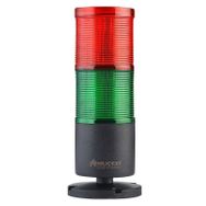 Mucco SNT7013S2 12-24V AC/DC Kırmızı Yeşil 2 Katlı Sabit Işıklı Kolon