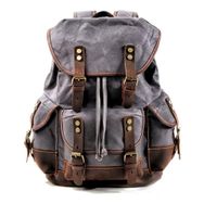 Muchuan 9508-1 Füme Kanvas Retro Sırt Çantası