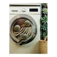 Mucit Home 3 Adet Yün Kurutma Topu Kurutma Makinesi Için Doğal Yumuşatıcı Çamaşır Kurutma Topları